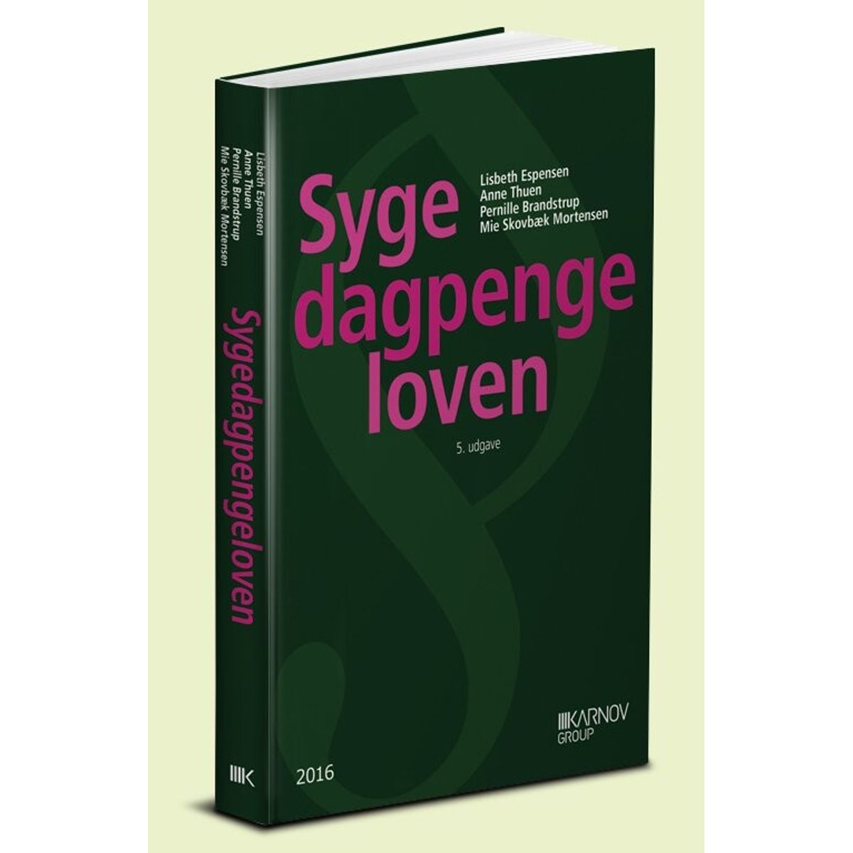 Sygedagpengeloven - Lisbeth Espensen - Bog