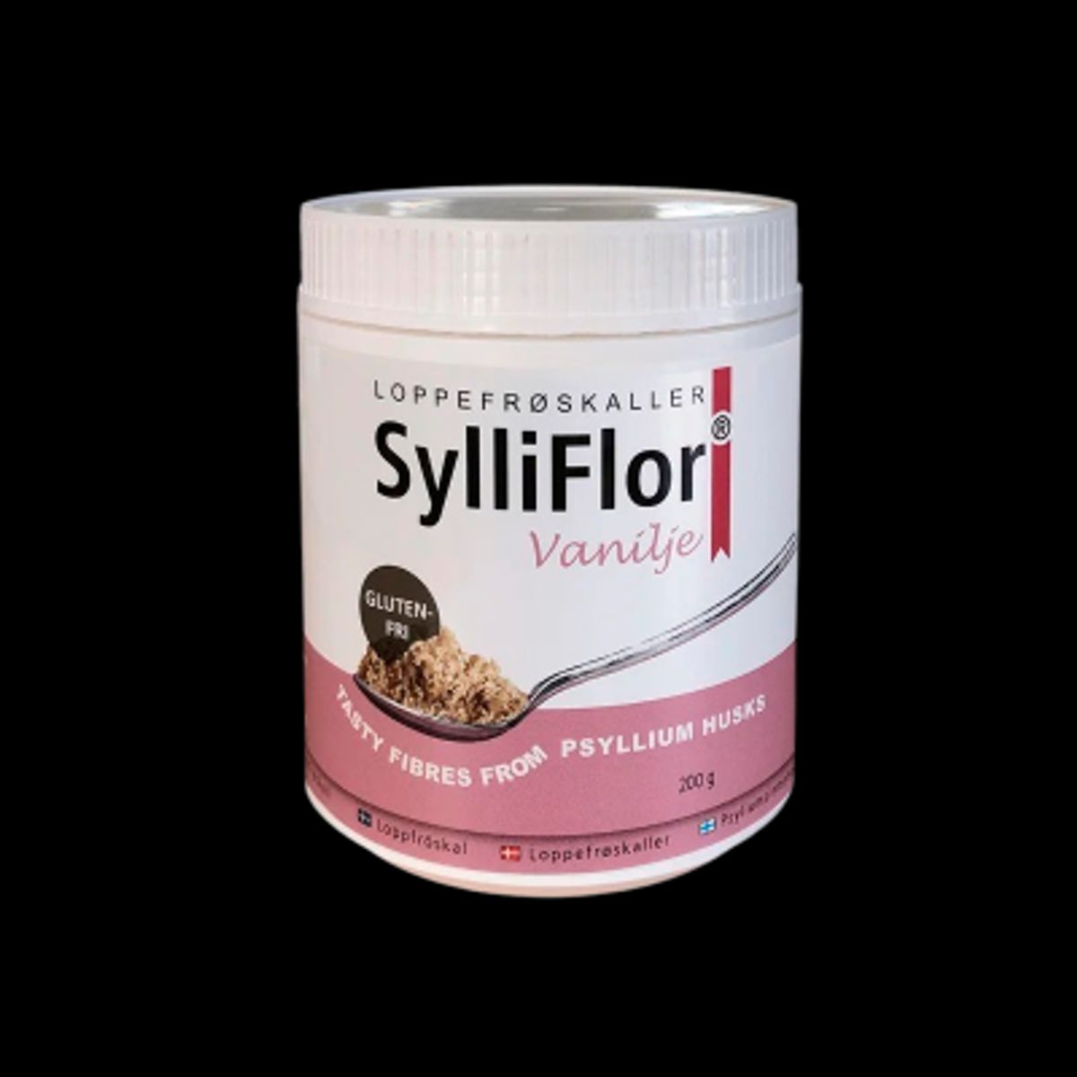 SylliFlor vanilje loppefrøskaller 200g