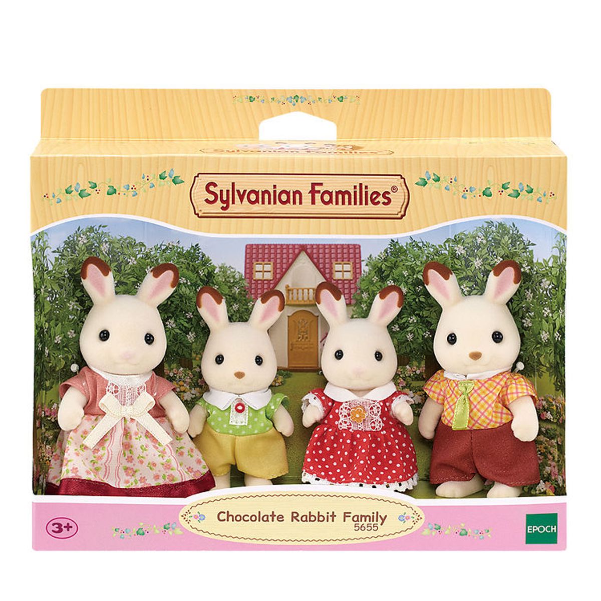 Sylvanian Families - Chocolate Rabbit Family - 5655