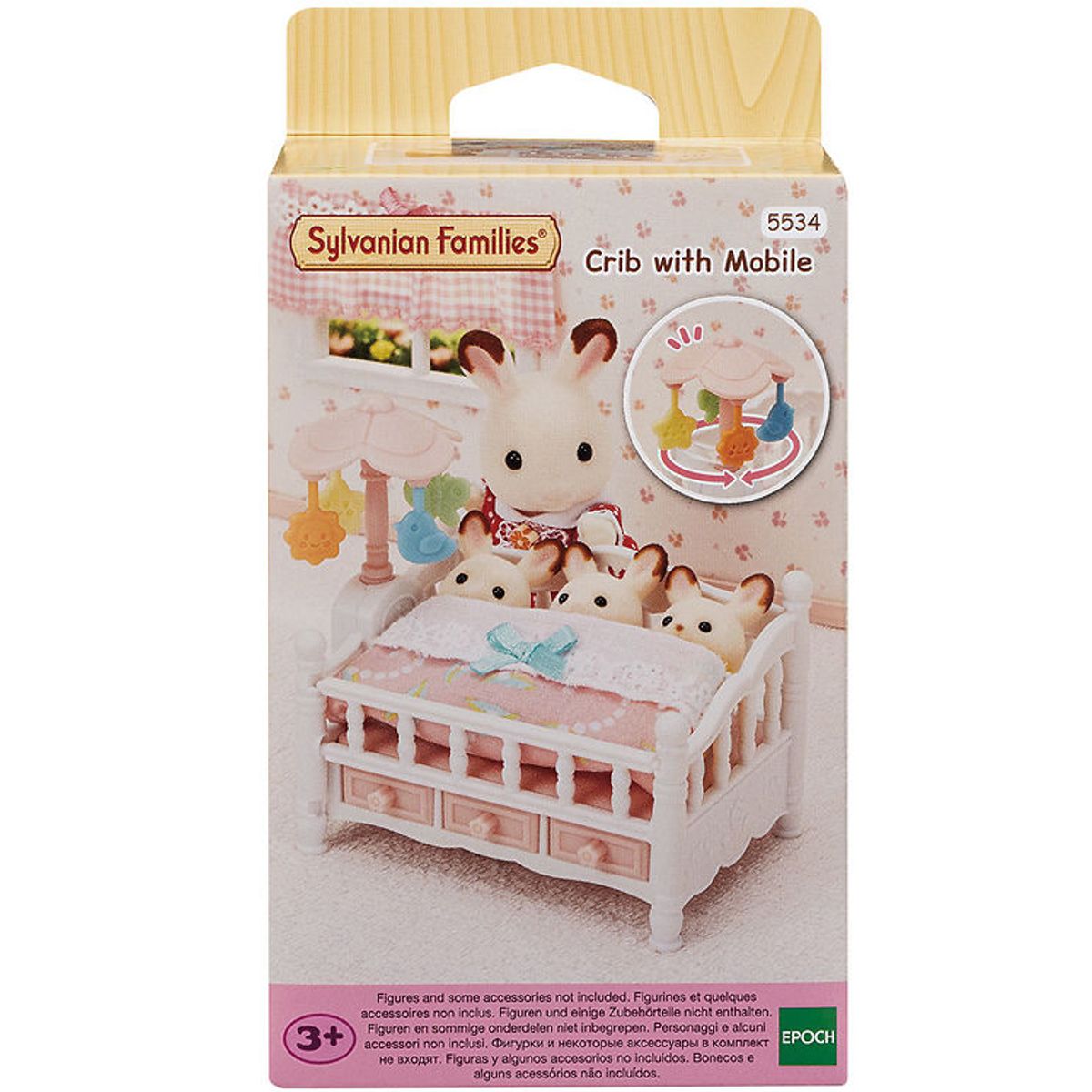 Sylvanian Families - Crib with Mobile - 5534