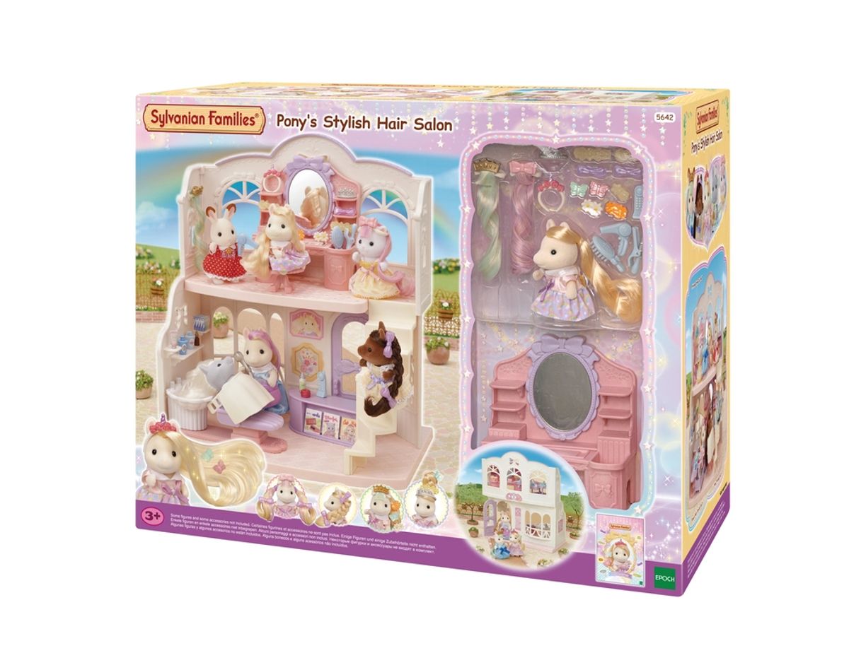 Sylvanian Families Pony Frisørsalon med figur