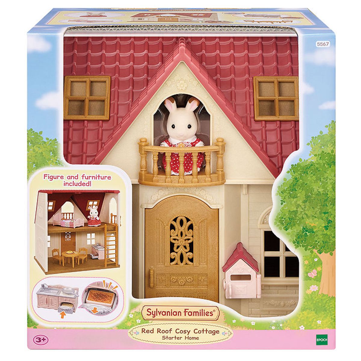 Sylvanian Families - Red Roof Cosy Cottage Starter Home - 5567