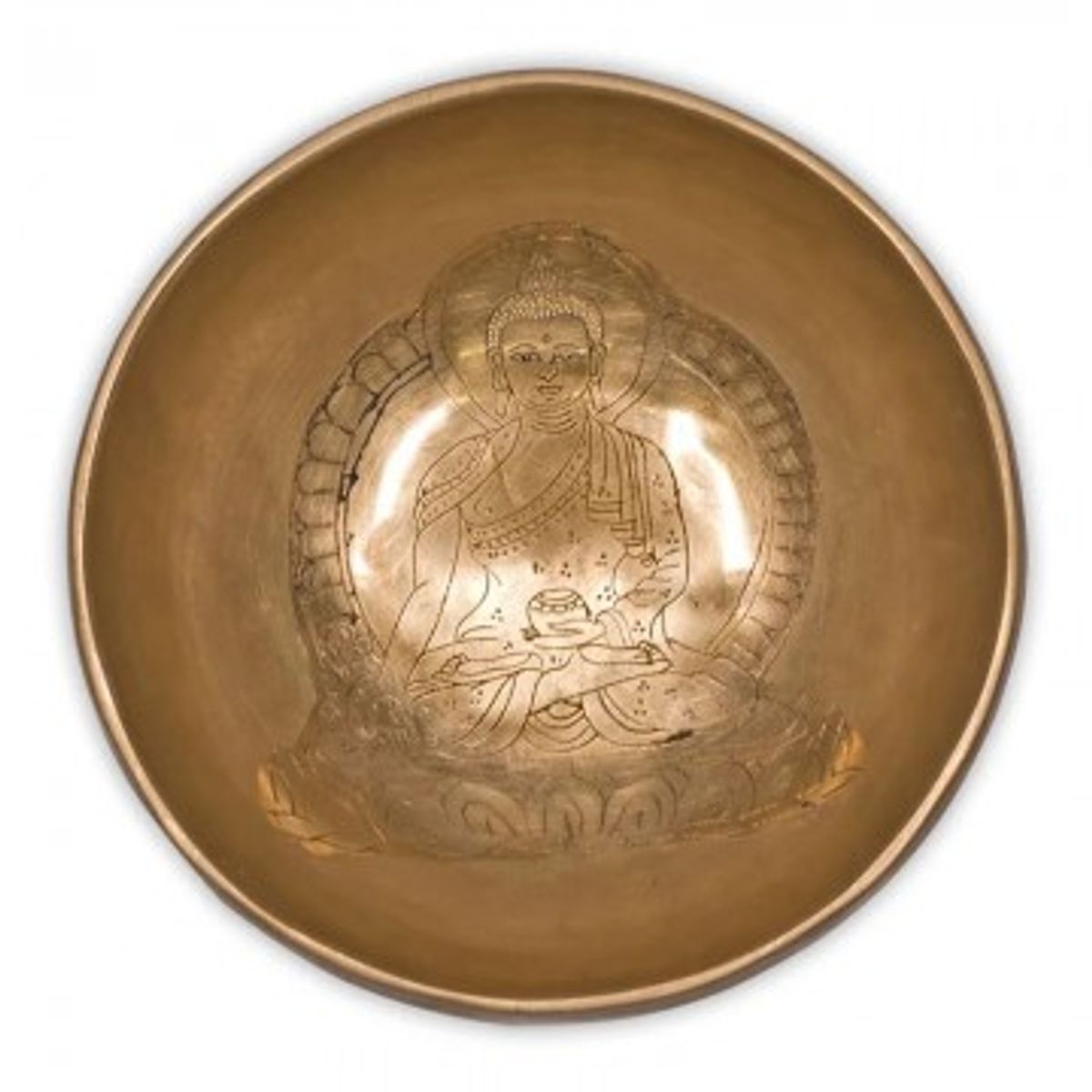 Syngeskål Medicin Buddha 400-600 gram - Tibetanske syngeskåle - GodKarmaShop