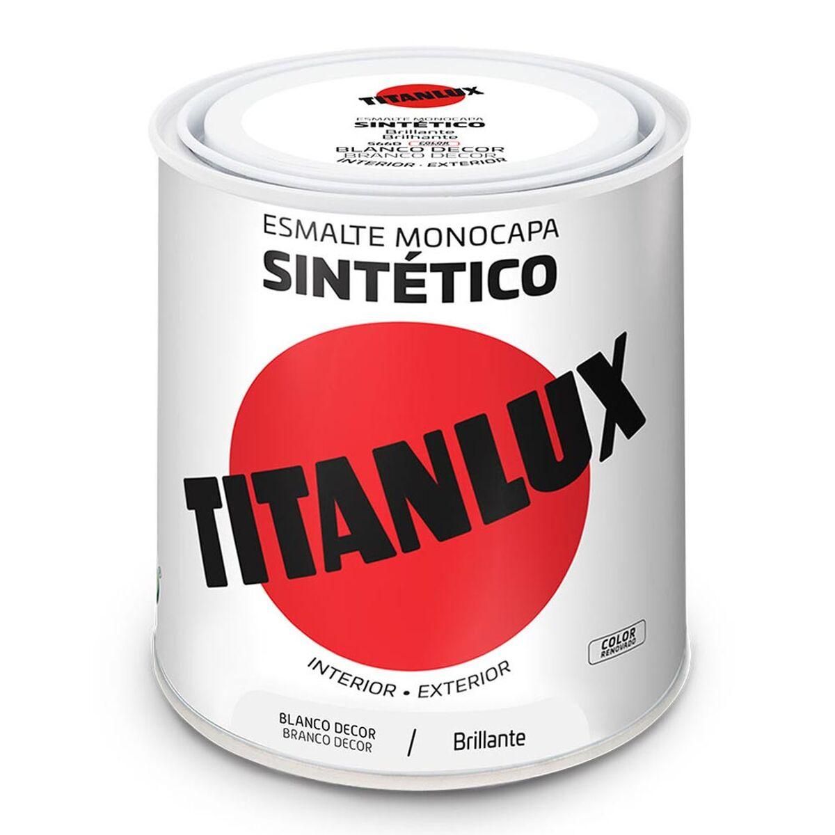 Syntetisk emalje Titanlux 5809018 250 ml Hvid