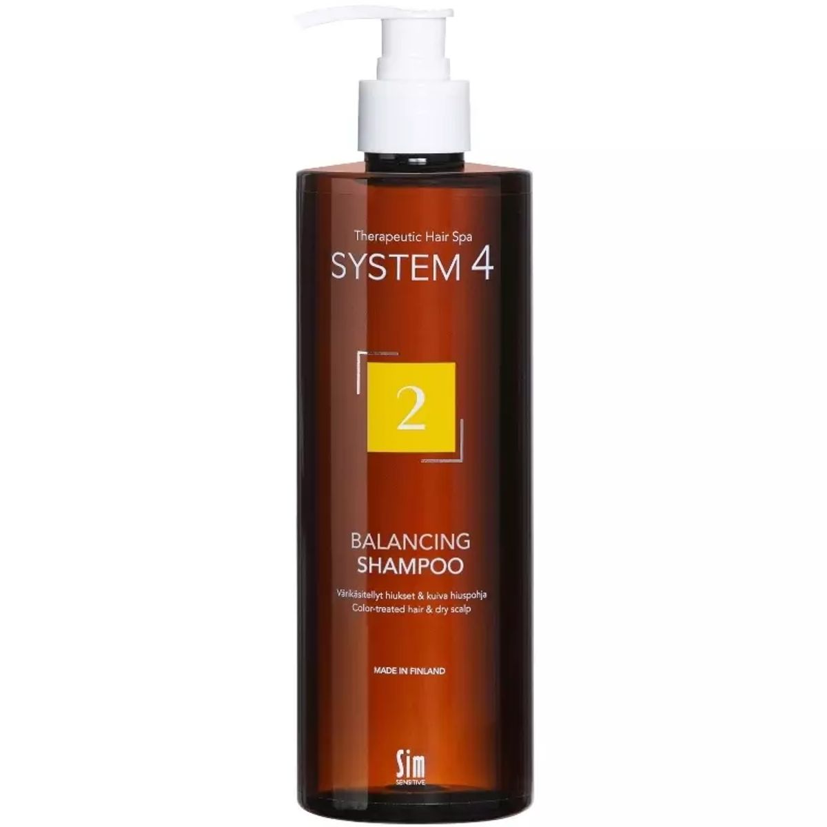 System 4 - 2 Balancing Shampoo For Dry Hair & Scalp 500 ml