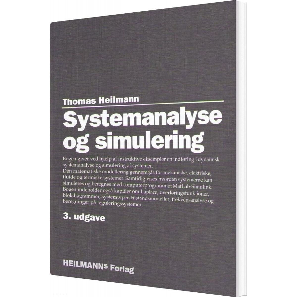 Systemanalyse Og Simulering - Thomas Heilmann - Bog