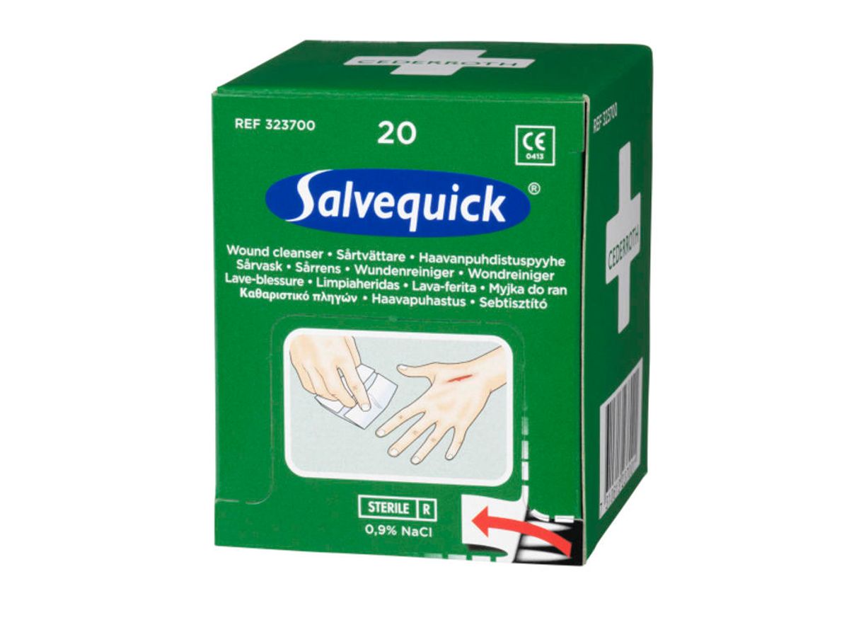 Sårrens Servietter Salvequick 20 stk