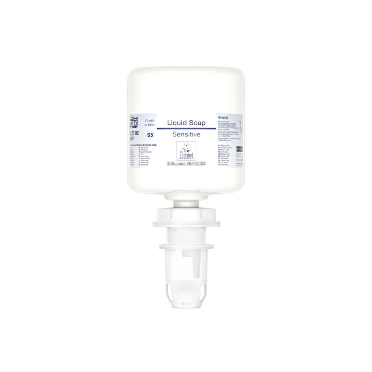 Sæbe Tork S5 425702 Sensitive Flydende 8x525ml