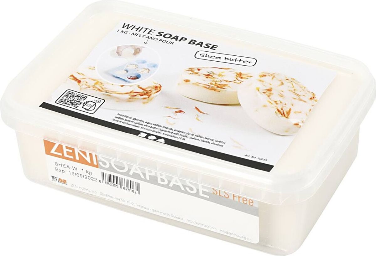 Sæbemasse Med Shea - Hvid - 1 Kg