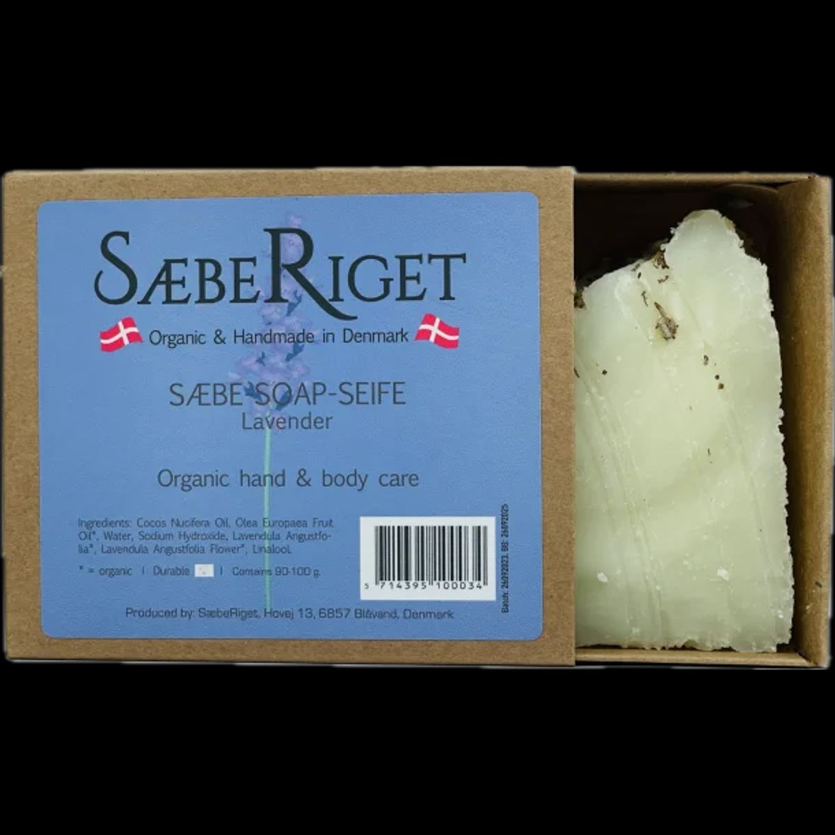 Sæberiget - SæbeRiget Sæbebar - Lavendel