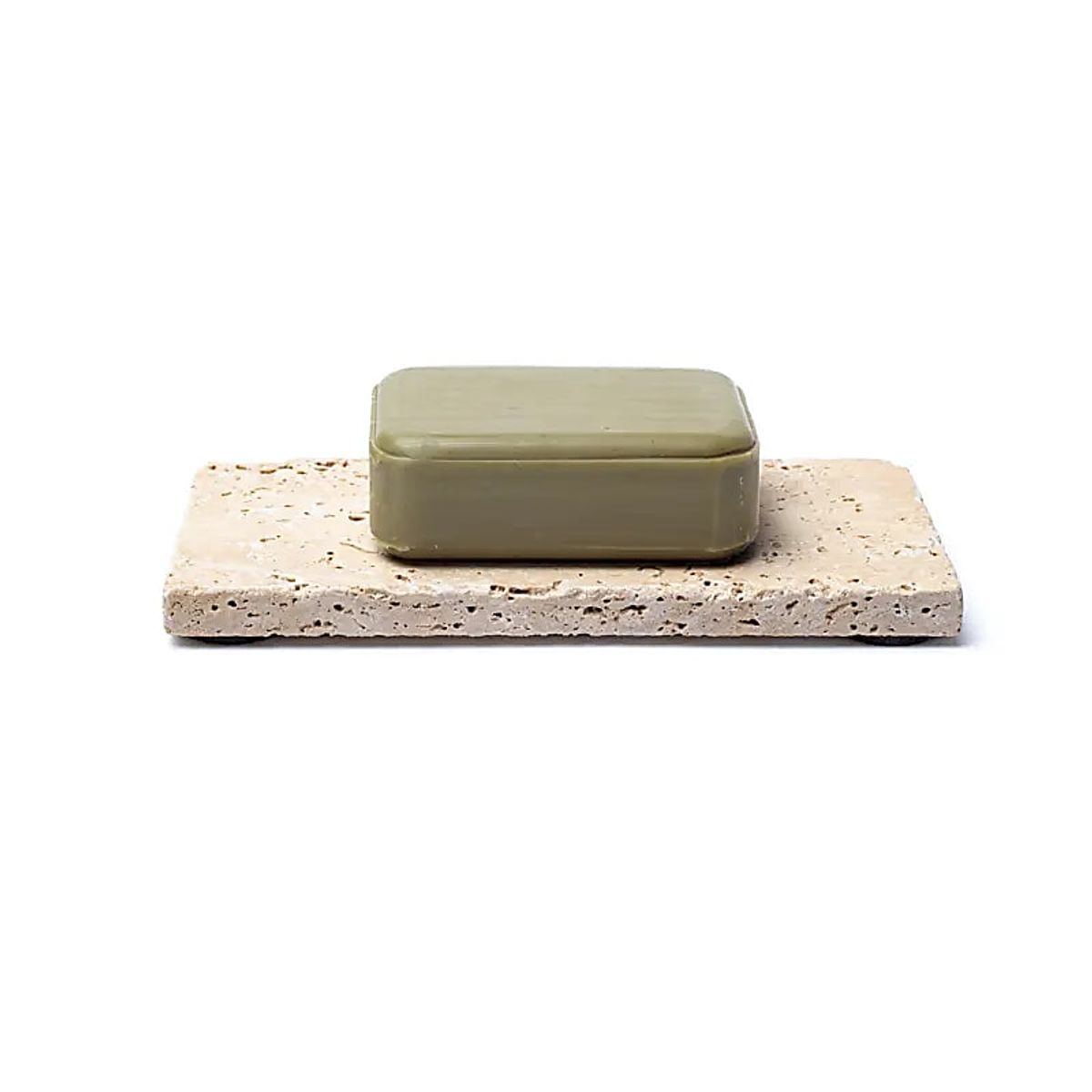 SÆBESKÅL - TRAVERTIN - STILFULD & NATURLIG OPBEVARING - - Savon Marseille Soap - StudioBuus