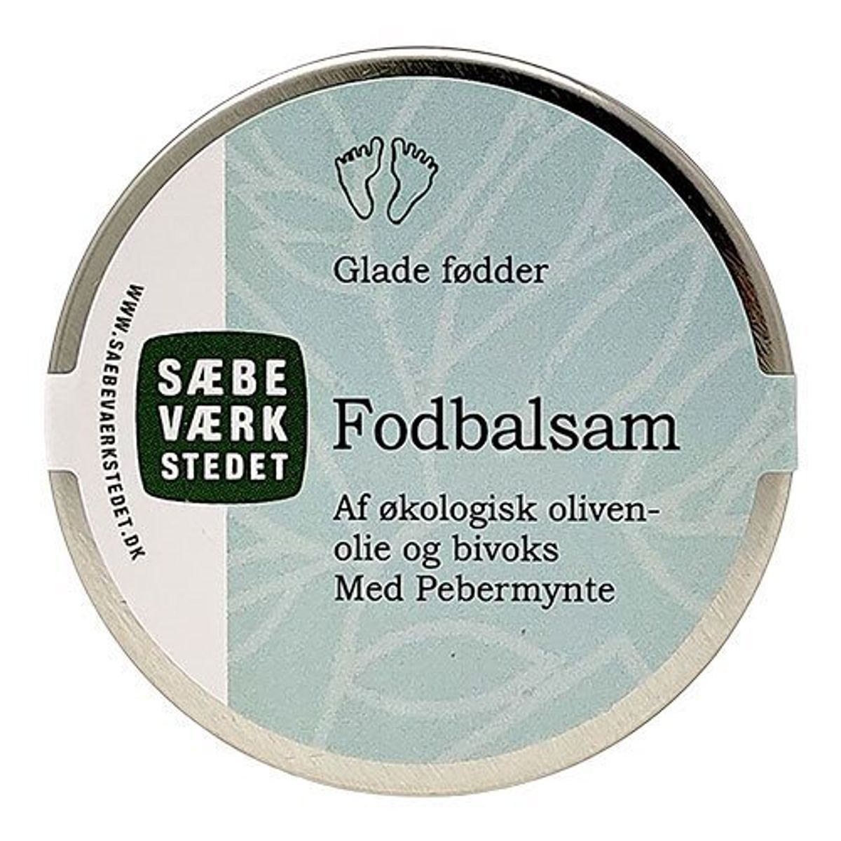 Sæbeværkstedet Fodbalsam Glade Fødder, 40g