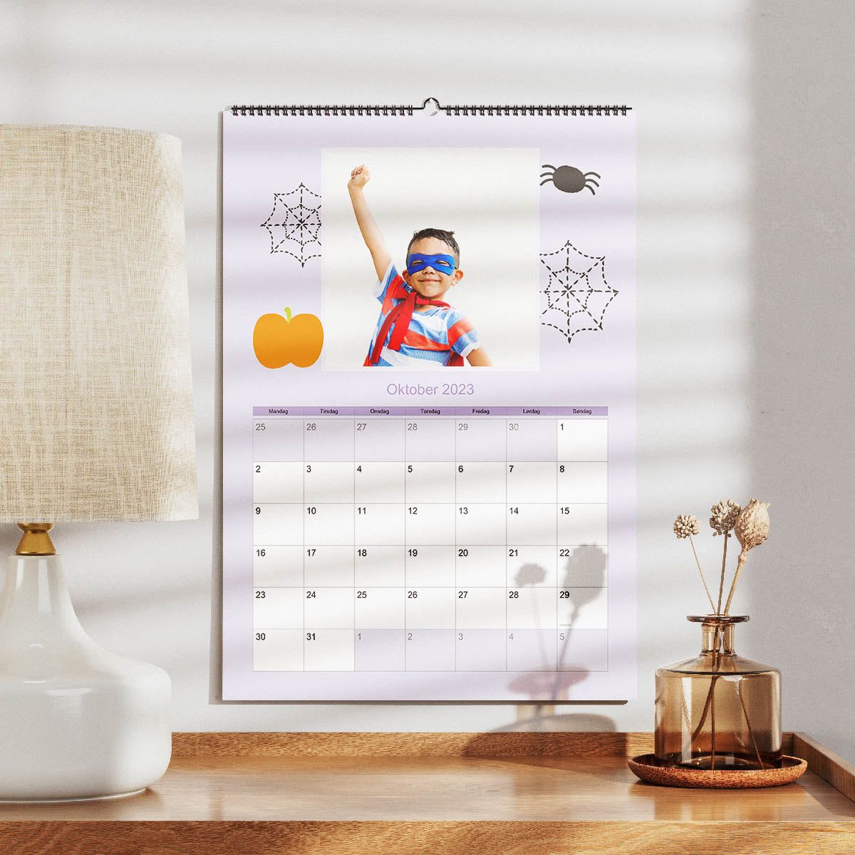 Sæson inspireret Kalender - Standard Design