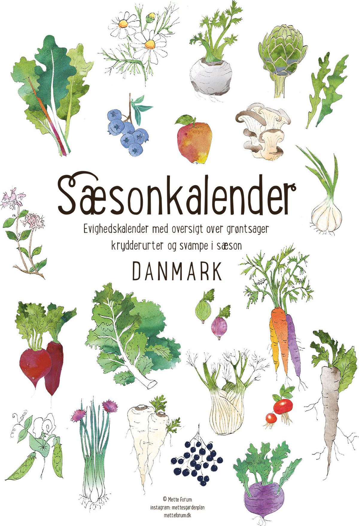 Sæsonkalender Danmark