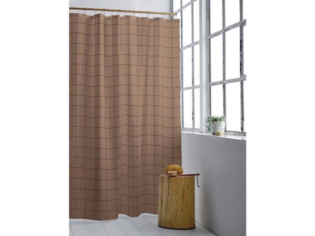 Södahl - Badeforhæng 180x200 Vista Warm Taupe