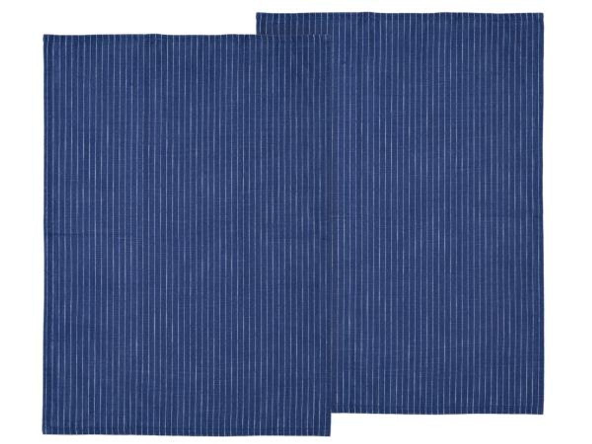 Södahl - organic Line Viskestykke 50 x 70 cm 2 stk. Royal Blue