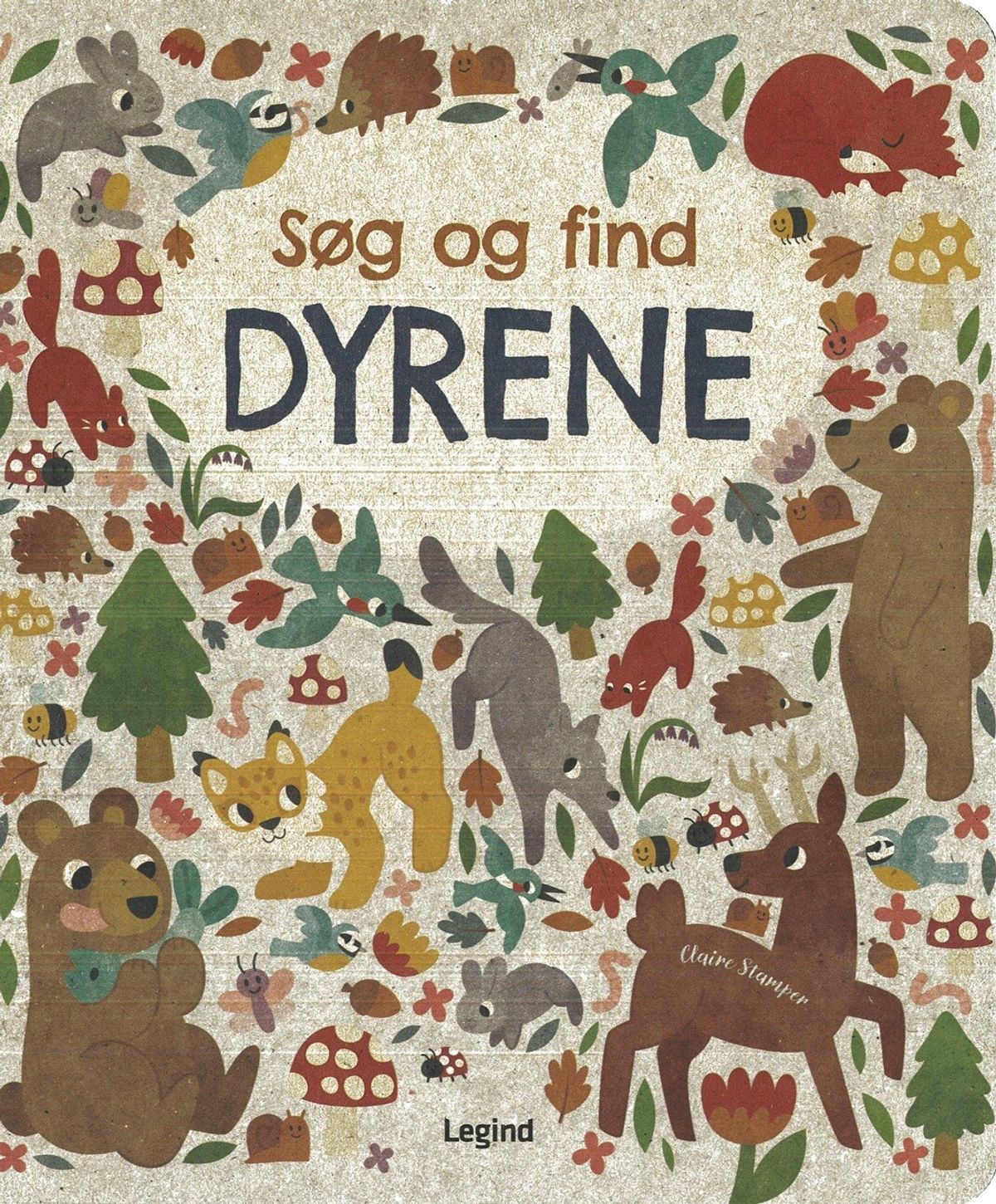 Søg Og Find Dyrene - Legind - Bog