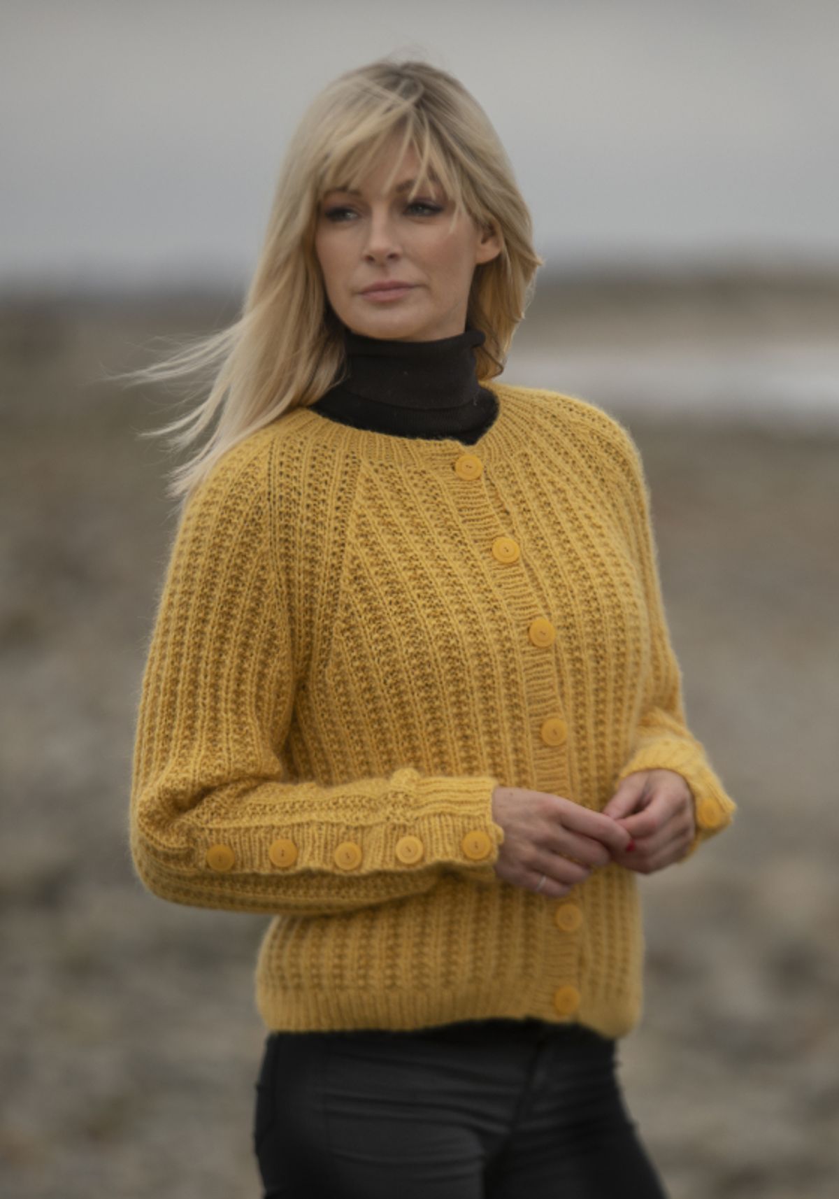 "Sørland" Kort jakke - Viking Design 2036-9 Kit - XS-XL - Viking Alpaca Bris, fra Viking