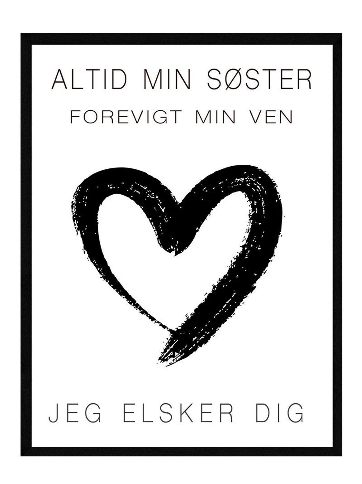 Søster min fortrolige - plakat