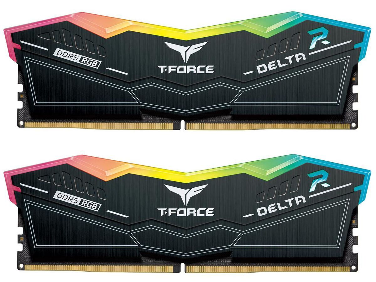 T-Force DELTA RGB DDR5 32GB kit 7200MHz CL34 On-die ECC