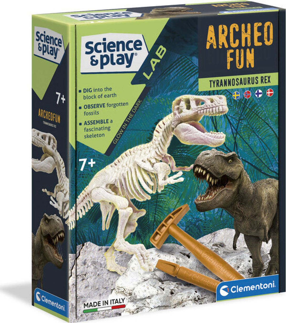 T-rex Arkæolog Legetøj - Science & Play - Clementoni