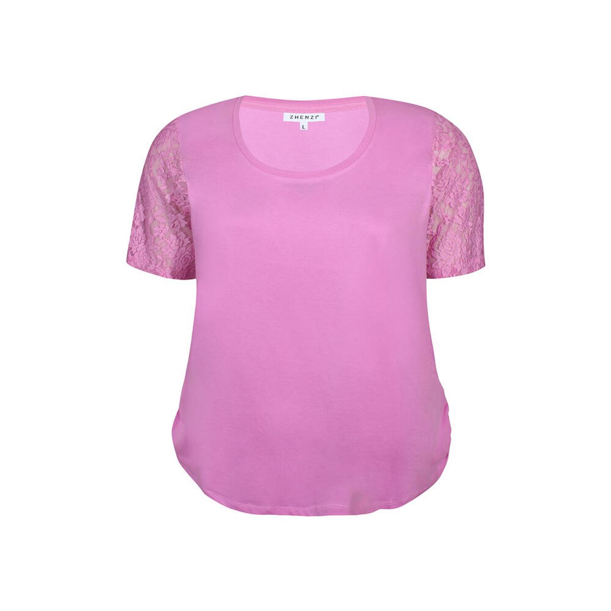 T-shirt - Amora - Pink - Zhenzi