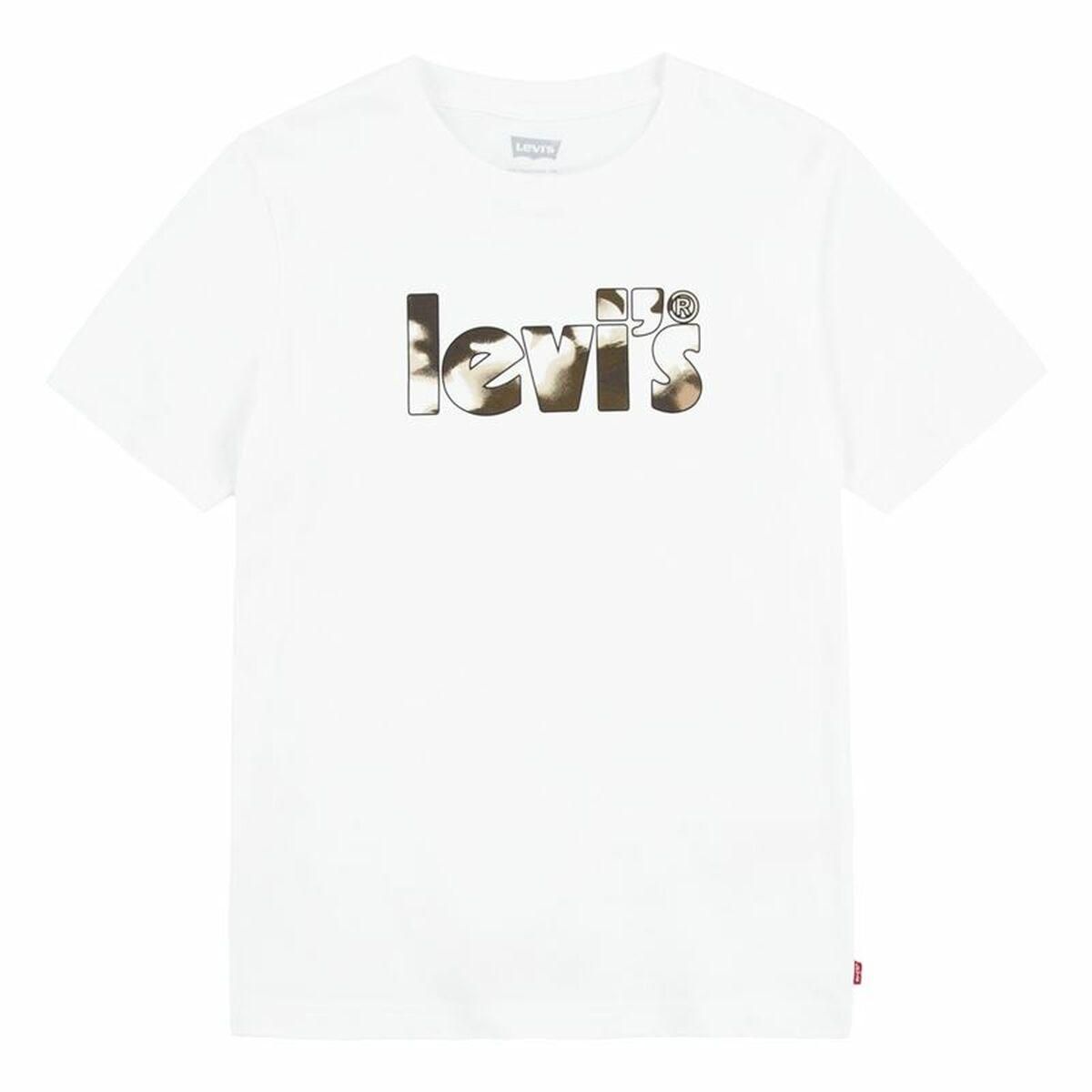 T-shirt Levi's Camo Poster Logo Bright 60732 Hvid 10 år