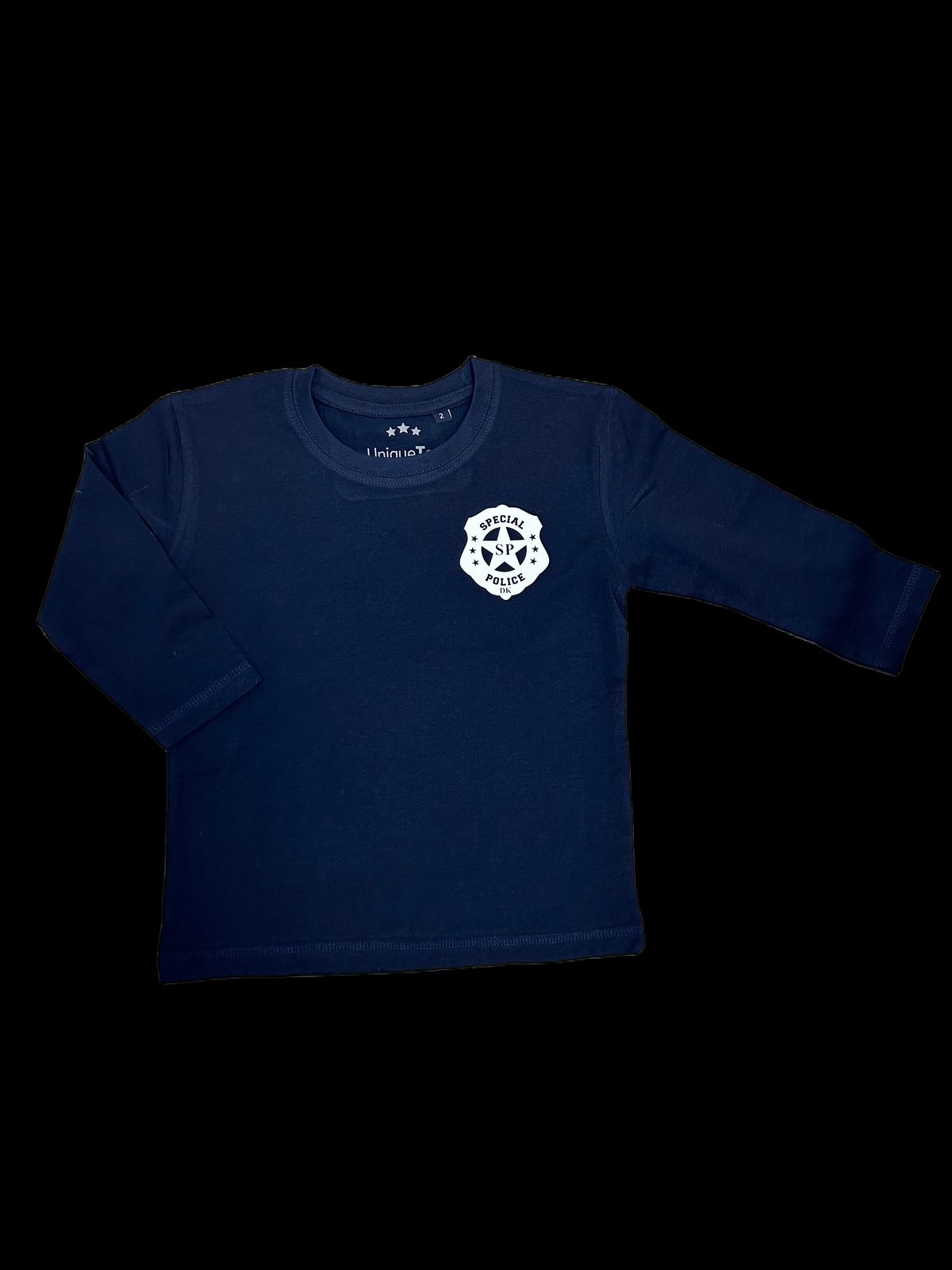 T-Shirt "POLICE" L/S, Blue Navy - T-Shirt - Legekammeraten.dk