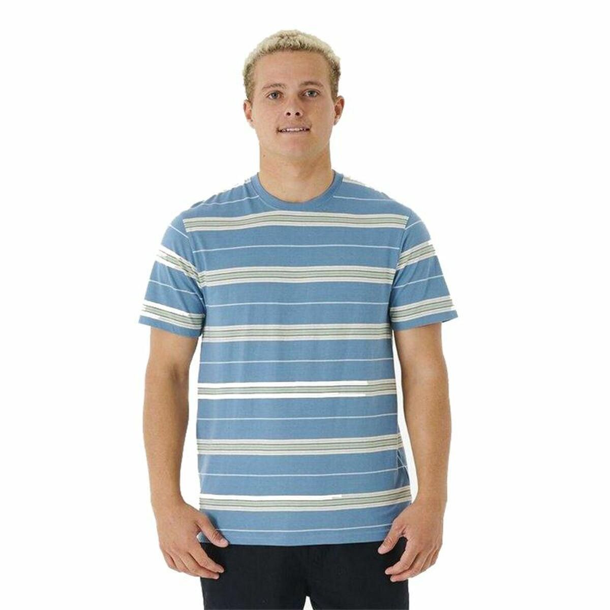 T-shirt Rip Curl Surf Revival Stripe Akvamarin Mænd S