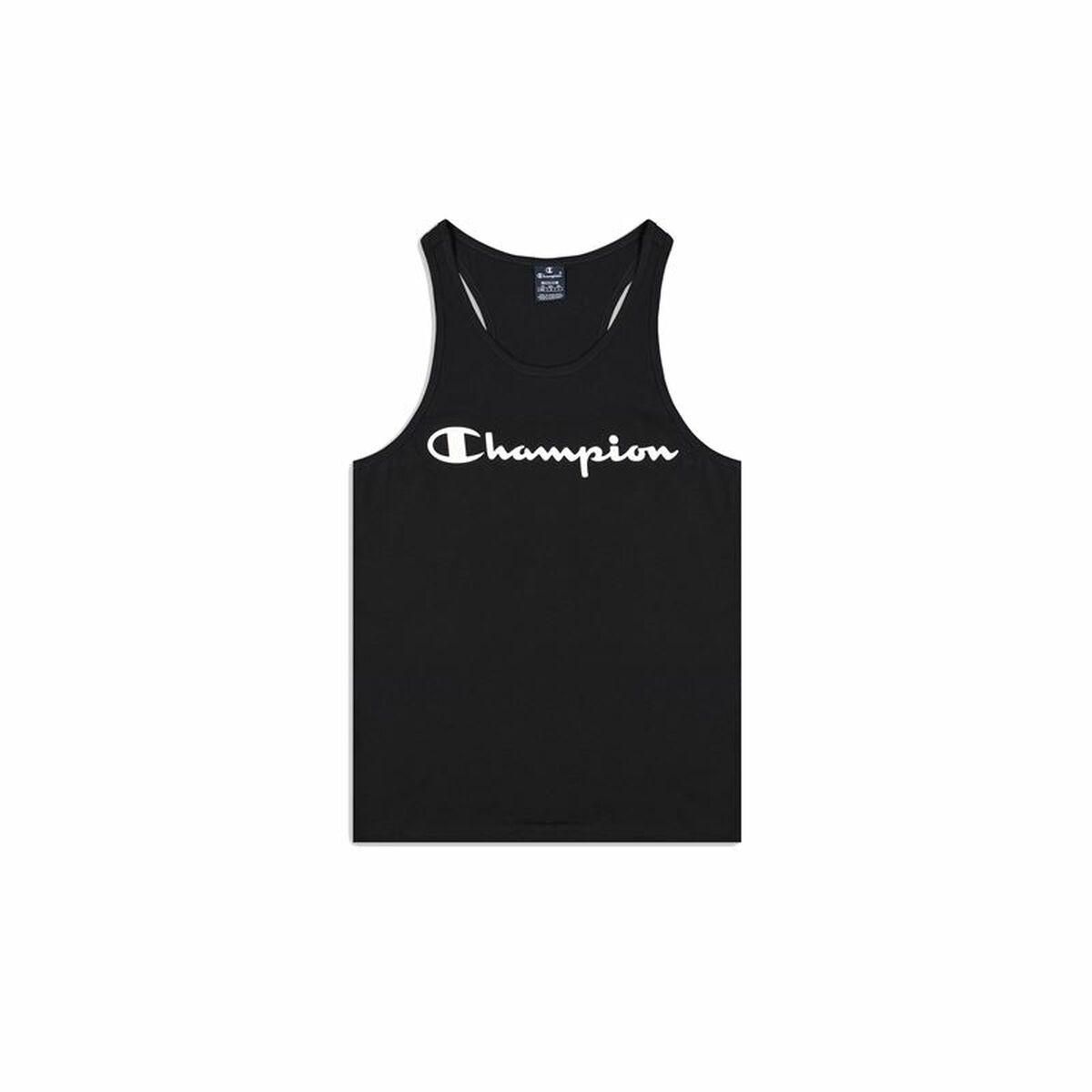 T-shirt til Mænd uden Ærmer Champion Tank Top Sort S