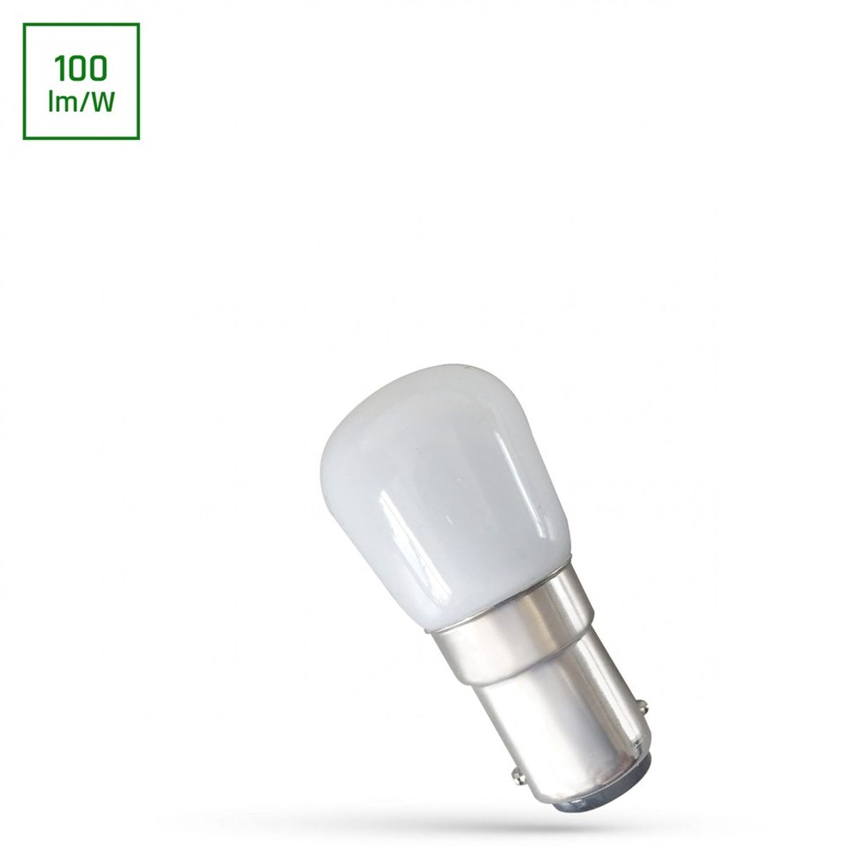 T26 LED 1,5W BA15D - 230V, Neutral Hvid, Spectrum - Dæmpbar : Ikke dæmpbar, Kulør : Neutral