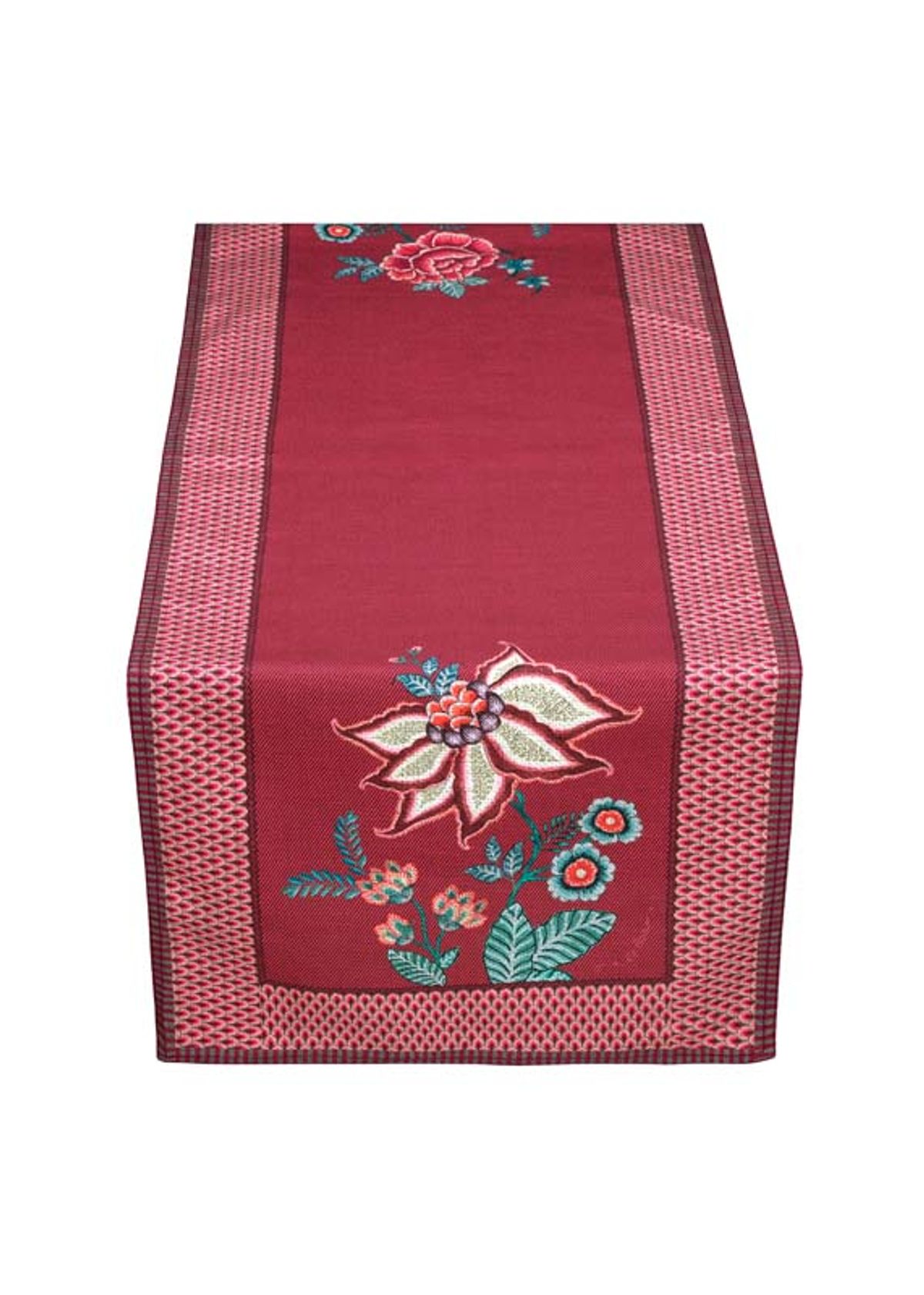 Table Runner Flower Festival Dark Pink 50x150cm