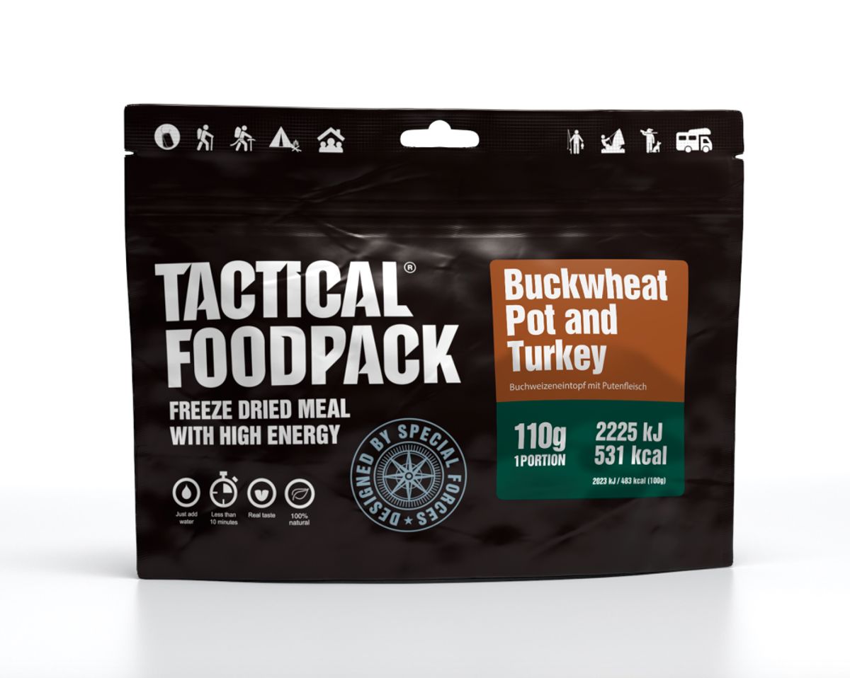 Tactical Foodpack Boghvedegryderet og Kalkun 110g