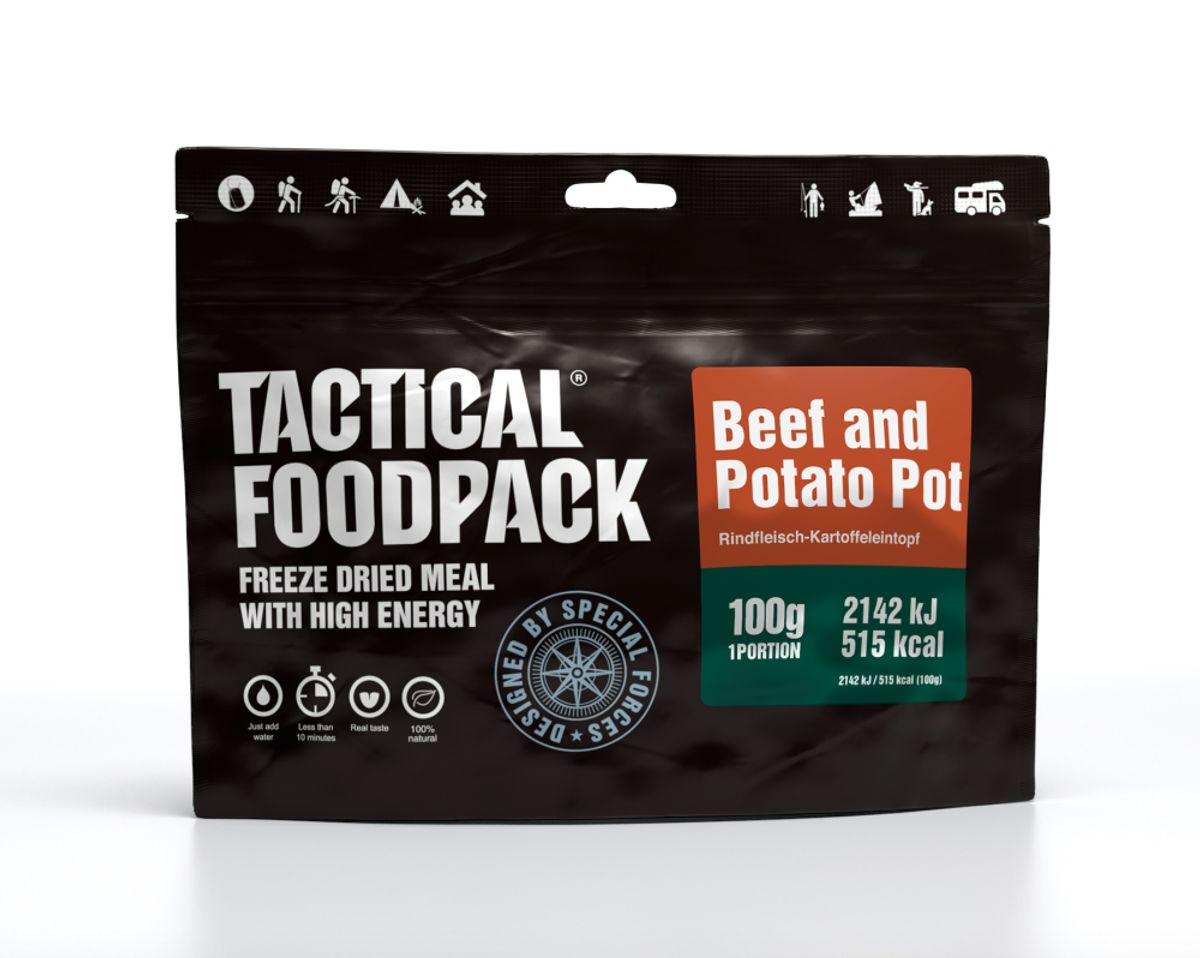 Tactical Foodpack Bøf og Kartoffelgryde - 100g