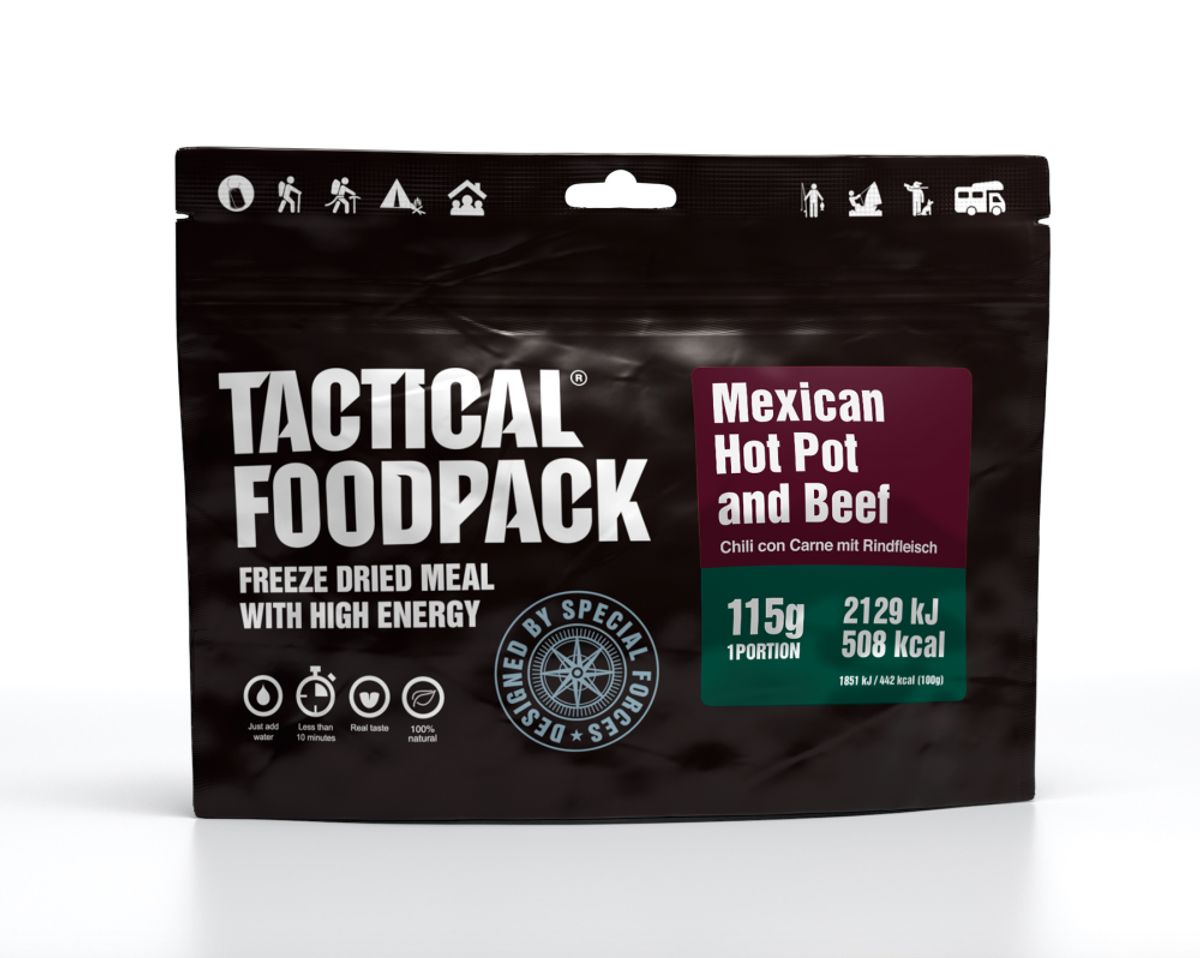 Tactical Foodpack Mexicanskgryderet med Bøf - 115g