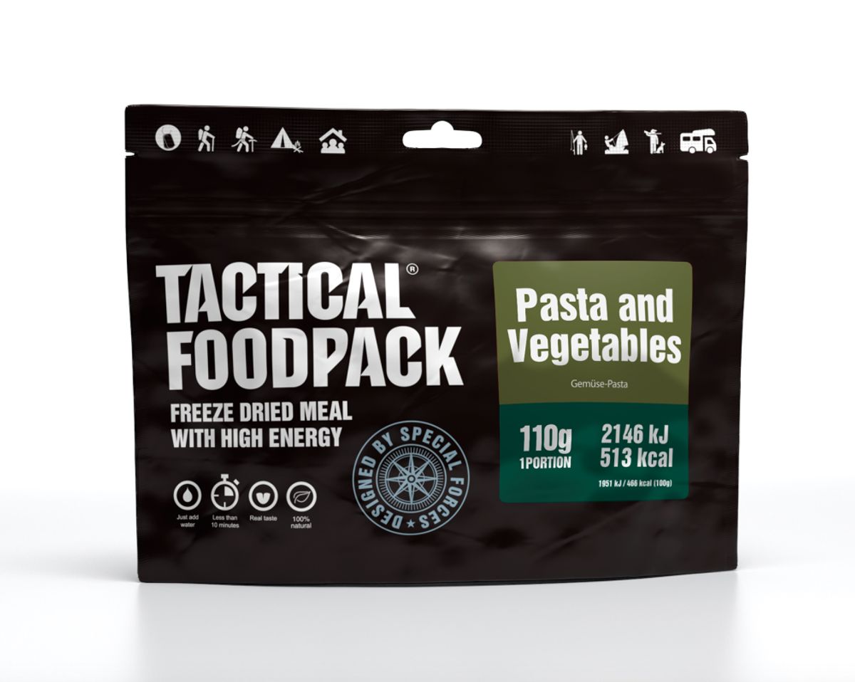 Tactical Foodpack Pasta og Grøntsager 110g