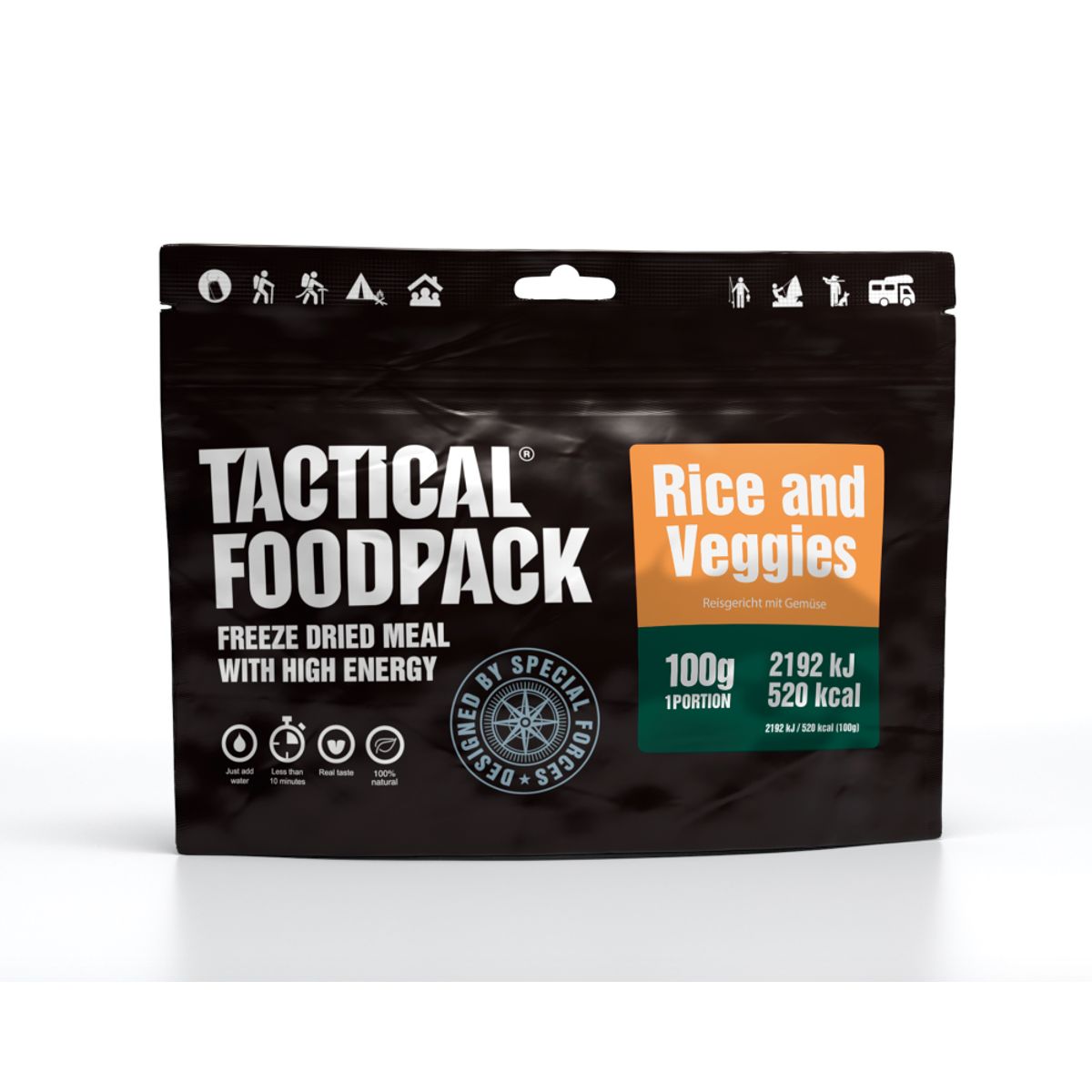 Tactical Foodpack Ris og Grøntsager - Vegatar