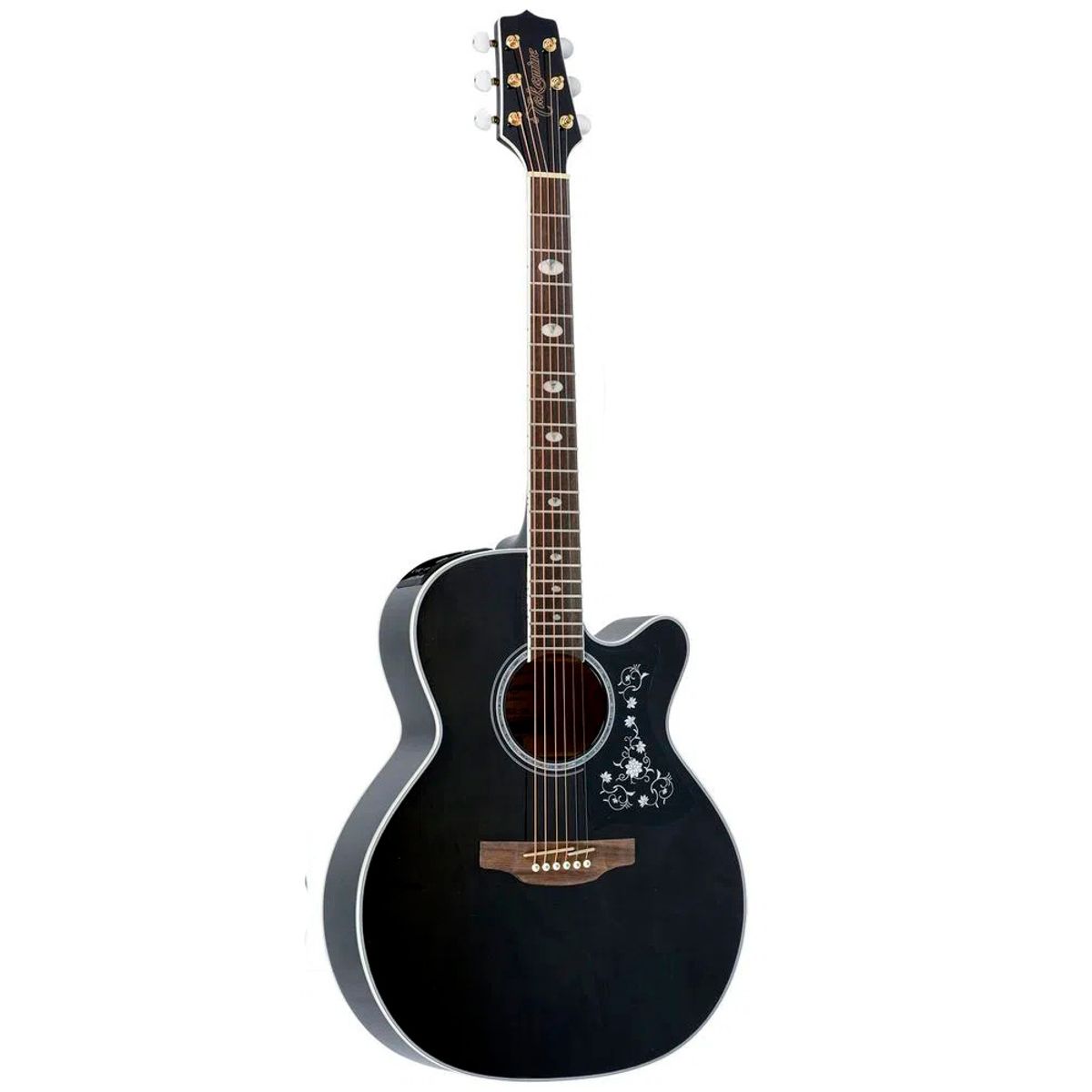 Takamine GN75CE-TBK Western guitar med pickup og cutaway - Transparent Black