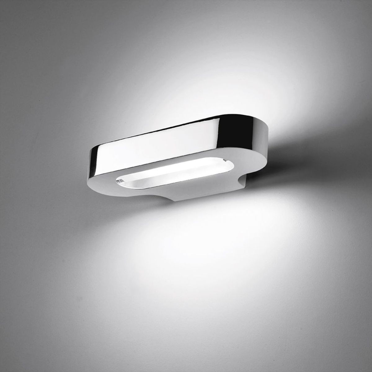 Talo Væglampe LED 21cm Blank Krom 2700K - Artemide