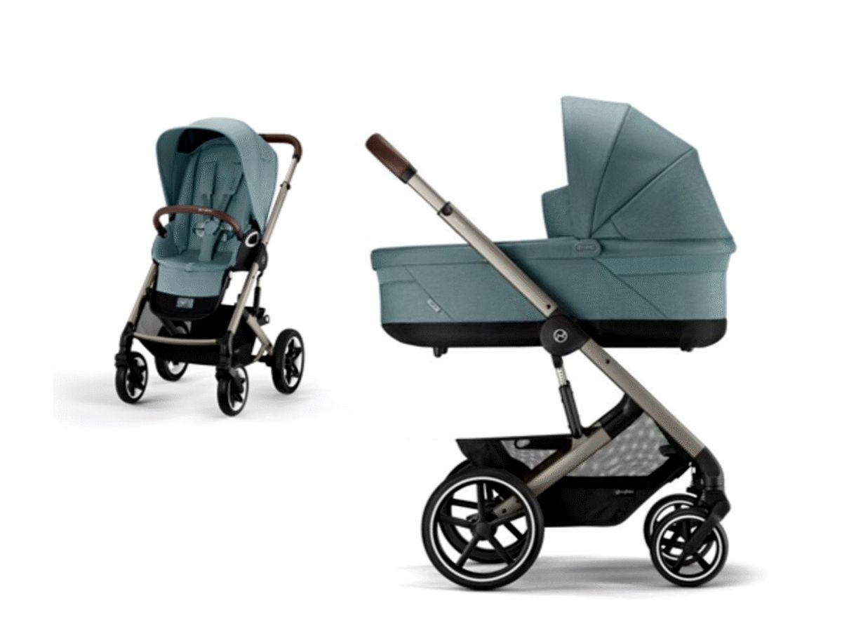 Talos S Lux - sky blue/taupe m. Cot S Lux