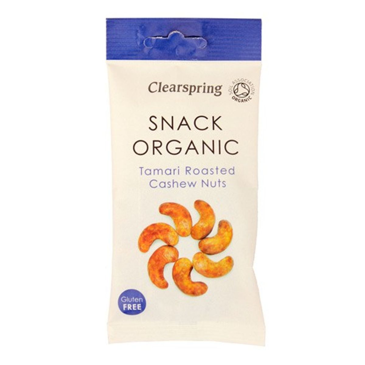 Tamari ristede cashewnødder Økologisk - 30 g - Clearspring