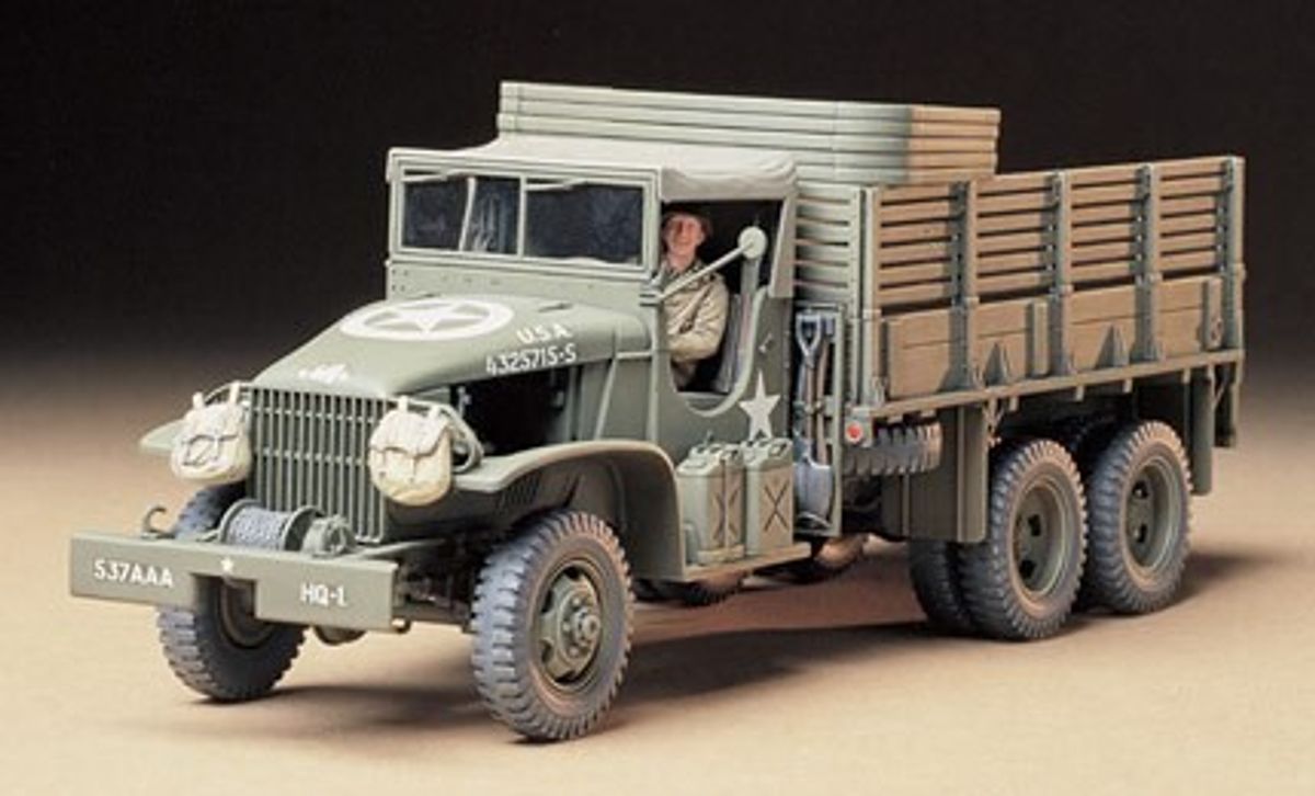 Tamiya - 6x6 Cargo Truck Us 2,5t Lastbil Byggesæt - 1:35 - 35218