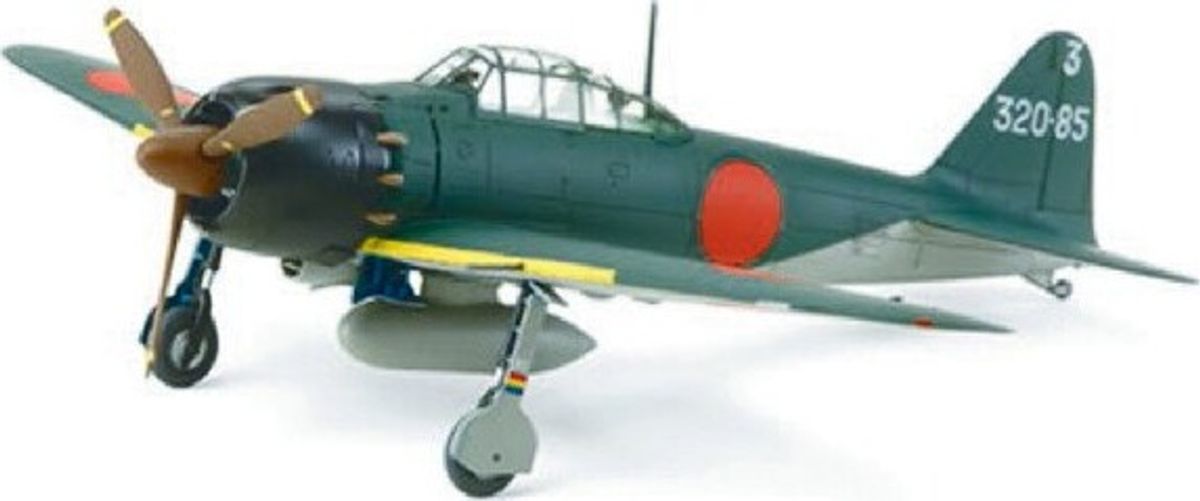 Tamiya - A6m5 Zero Fighter Zeke Fly Byggesæt - 1:72 - 60779