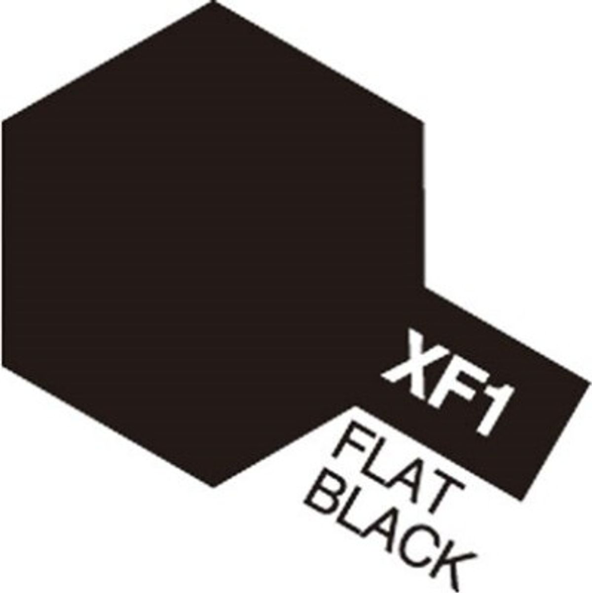 Tamiya - Acrylic Mini - Xf-1 Flat Black 10 Ml - 81701