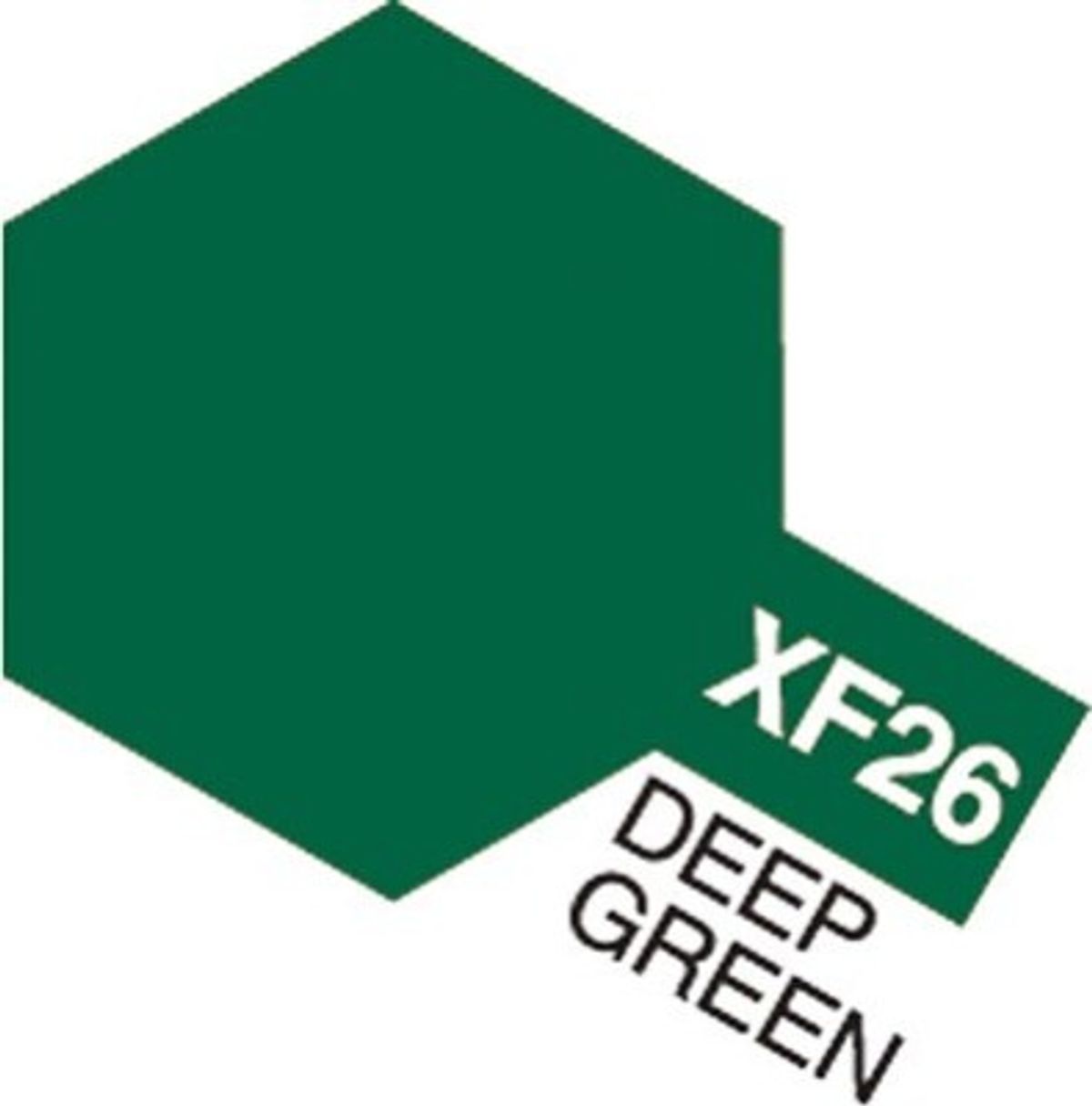 Tamiya - Acrylic Mini - Xf-26 Deep Green Flat 10 Ml - 81726