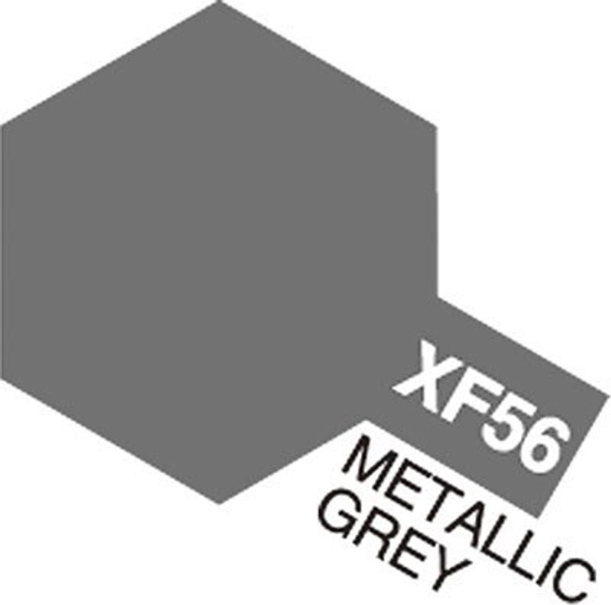 Tamiya - Acrylic Mini - Xf-56 Metallic Grey Flat 10 Ml - 81756