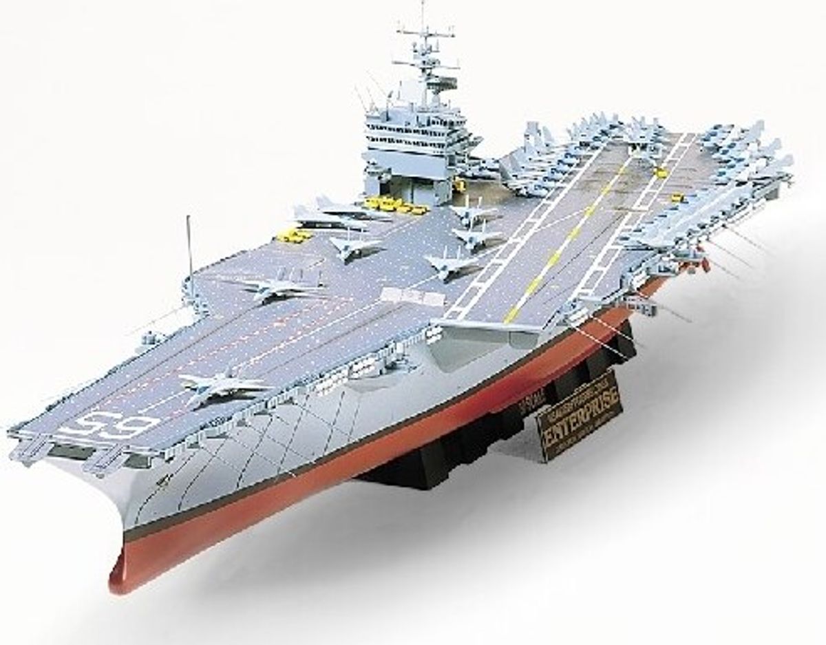 Tamiya - Aircraft Carrier Cvn-65 Enterprise Us Skib Byggesæt - 1:350 - 78007