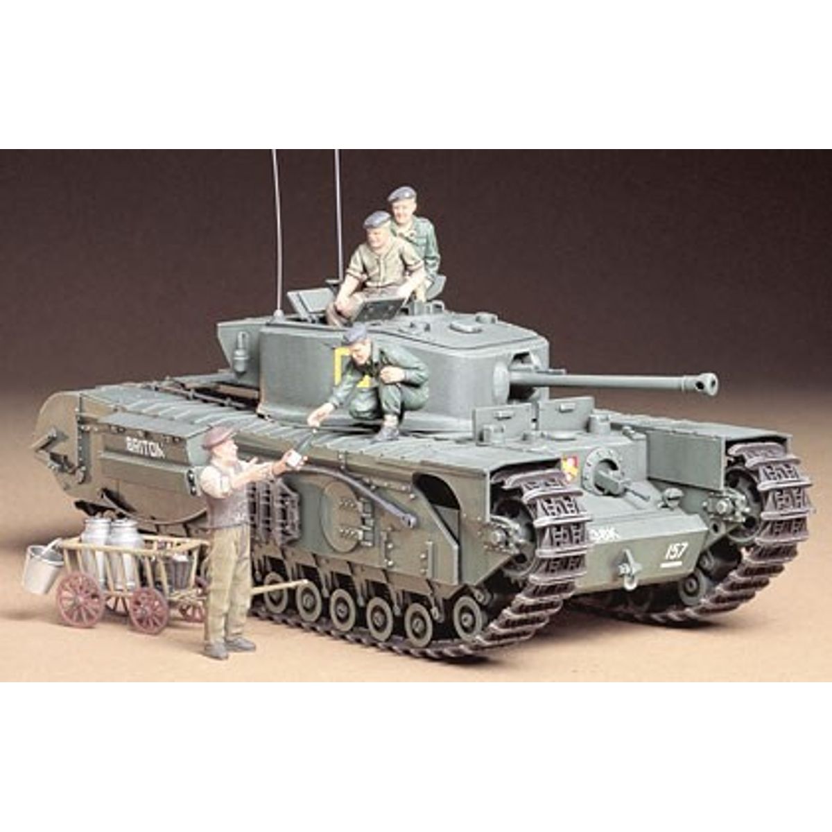 Tamiya - Churchill Tank Mkvii Model Tank Byggesæt - 1:35 - 35210