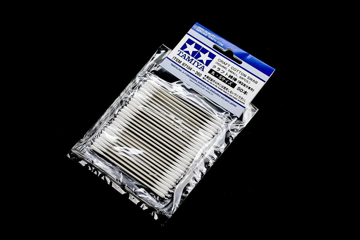 Tamiya - Craft Cotton Swab - Round - Small - 50 Stk - 87104