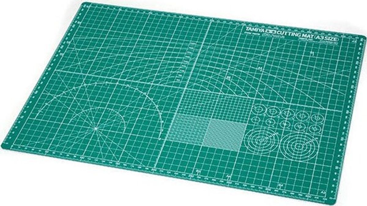 Tamiya - Cutting Mat - A3 - Skæreunderlag - 74076